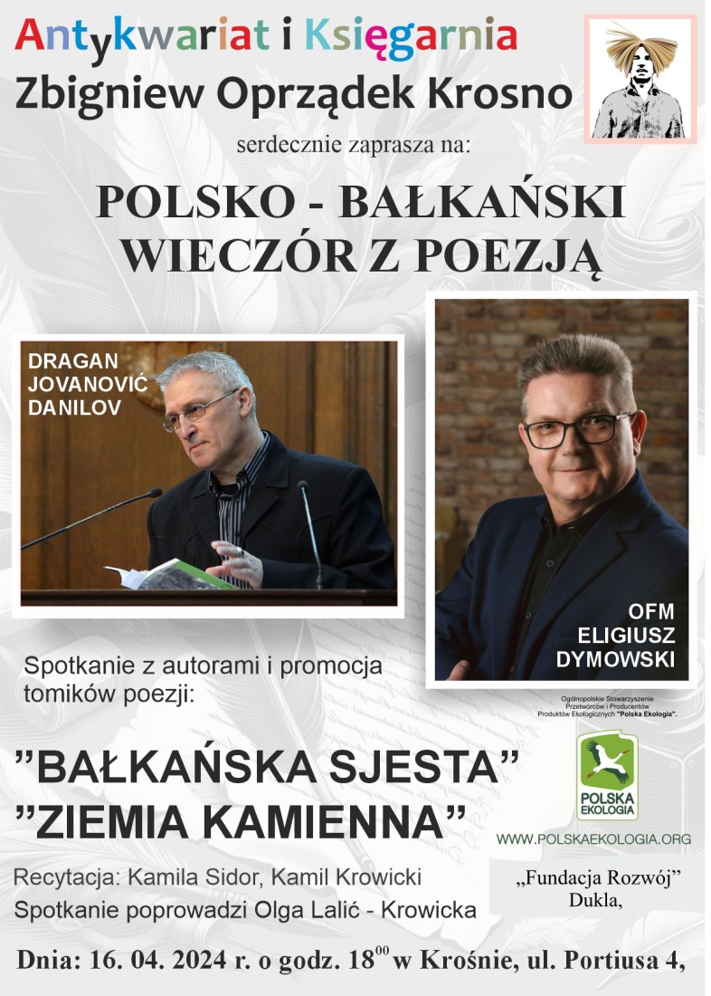 PLAKATwieczorek 15 04 2024 Krosno