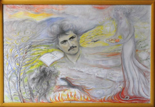 Paun Petroniejvić iMala Ptica rad akademskog slikara Momčila Nikolića1