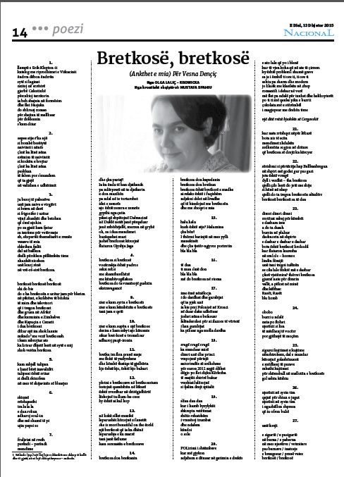 Zaba Zaba moje zale - w języku albańskim