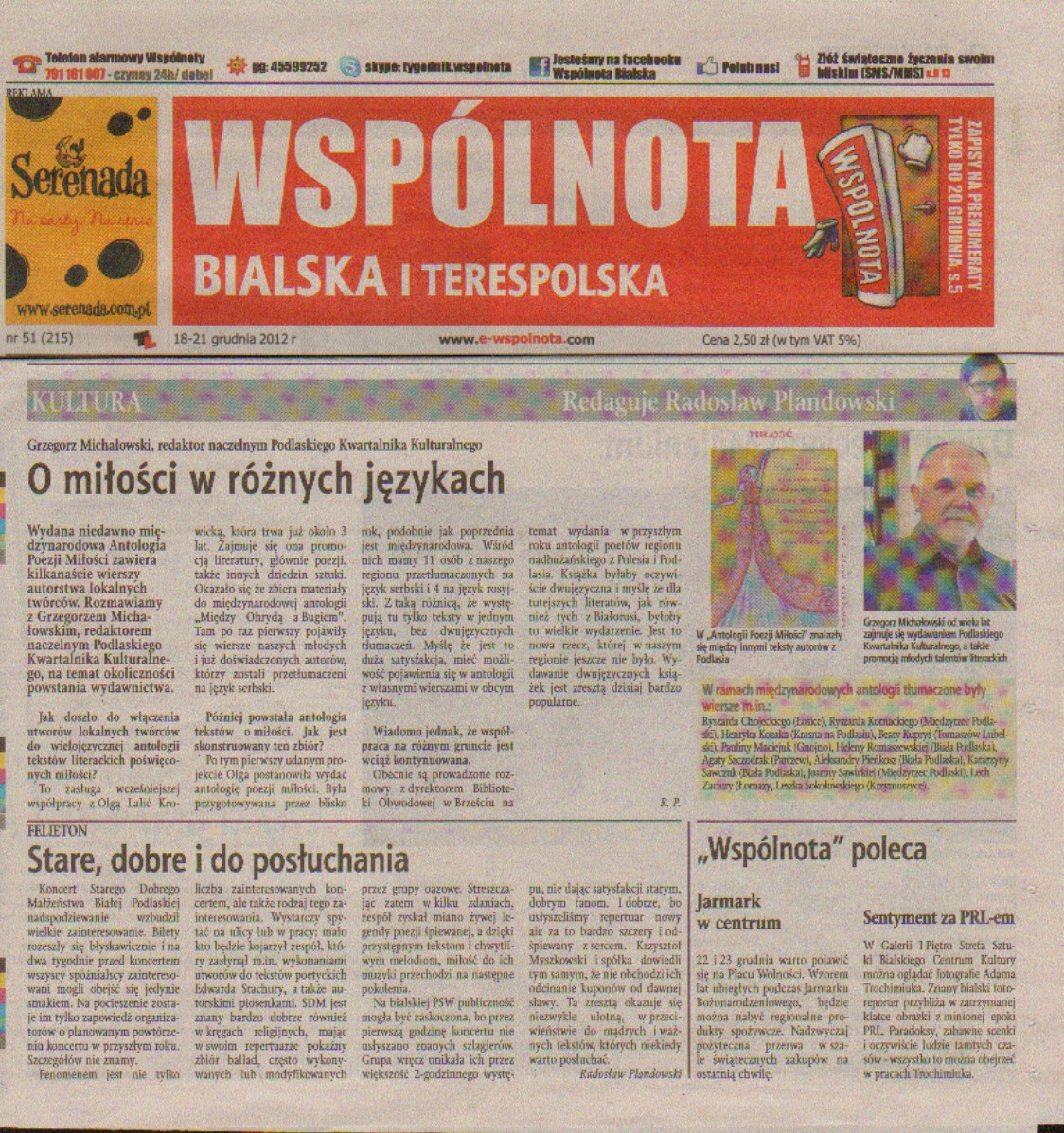 O antologii miłości- Grzegorz Michałowski